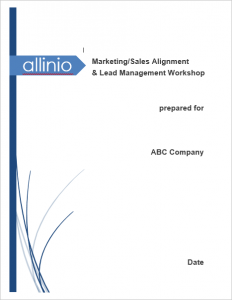 Allinio Lead Management Workshop